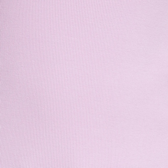 1.STATE Puff Sleeve Rib Knit T-shirt in Voilet Tulle - Picture 5 of 10